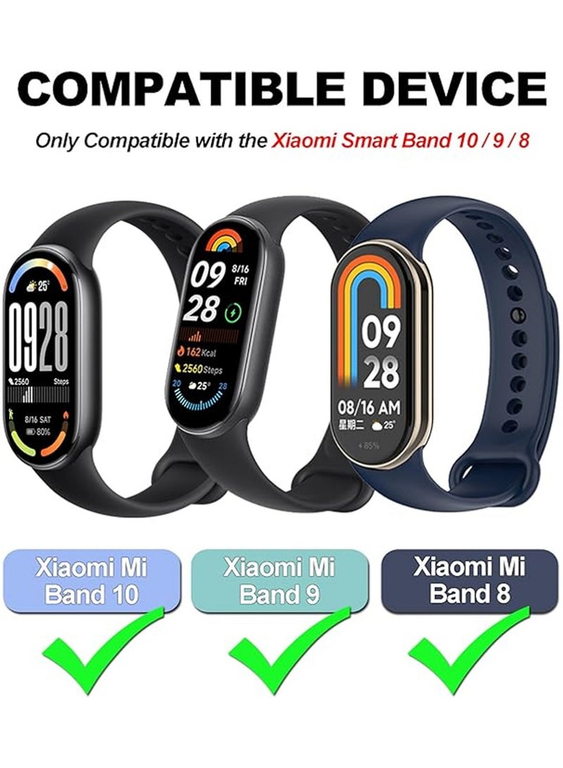 X-level 3Pcs Replacement Bands for Xiaomi Mi Band 10/9/8, Soft Sporty Straps, Adjustable Breathable Bands, Quick Release - Image 2