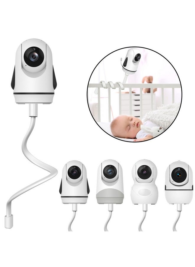 HelloBaby Monitor Mount for HB6550/HB6339/HB6550pro/HB65/HB40,Universal Monitor Stand for 1/4 Threaded Port,Adjustable Angle Camera Holder,Twist Mount Baby Monitor Bracket,No Tools or Wall Damage - Image 2