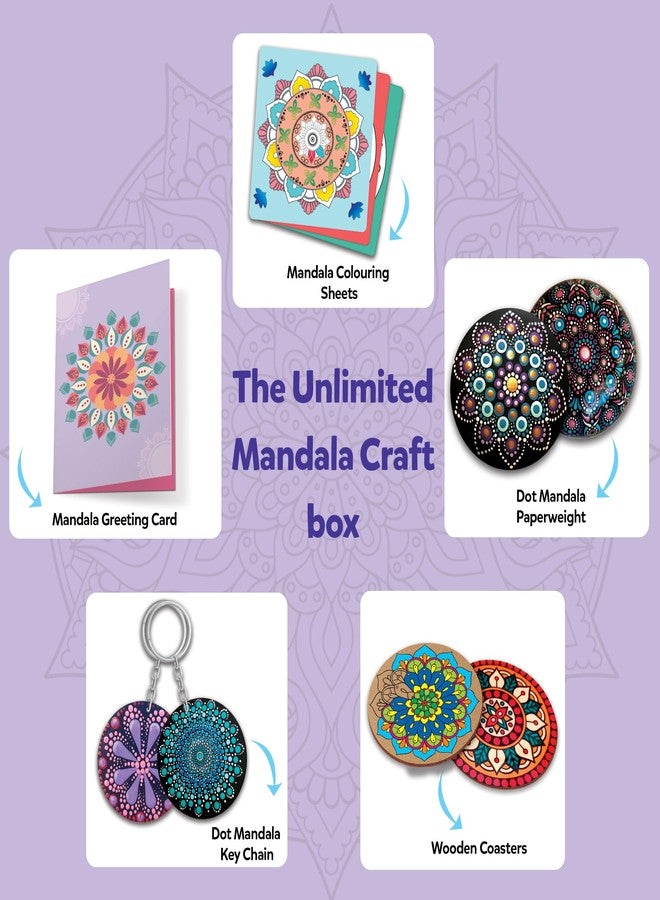 Little Berry Mandala Madhubani Painting Kit | Ultimate Mandala Art Kit for Adults | All-Inclusive Art and Craft Kit for Girls | Create 20+ Projects | Gifts for Girls Age 10-12 - Image 3