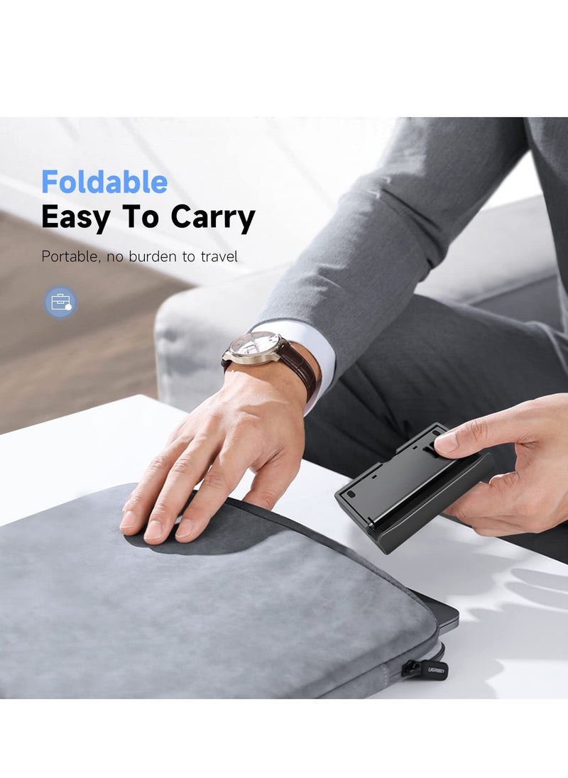 Stand Base for Valve Steam Deck, 3 Angle Level Adjustable Holder Stand, Portable Foldable Non-Slip Bracket for Steam Deck Accessories / Switch / Switch Lite / Switch OLED / Tablets and Smartphones