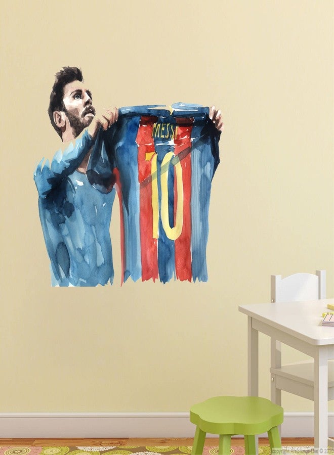Sticker Yard Lionel Messi Jersey Vinyl Wall Sticker for Living Room/Bedroom/Office and All Decorative Wall Stickers Size 55X55CM - Image 3