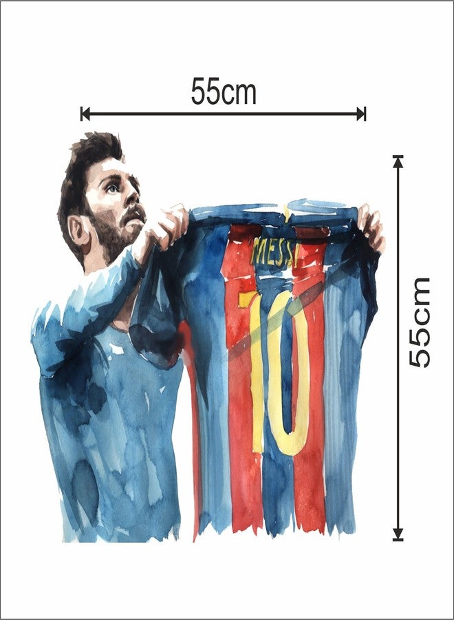 Sticker Yard Lionel Messi Jersey Vinyl Wall Sticker for Living Room/Bedroom/Office and All Decorative Wall Stickers Size 55X55CM - Image 4