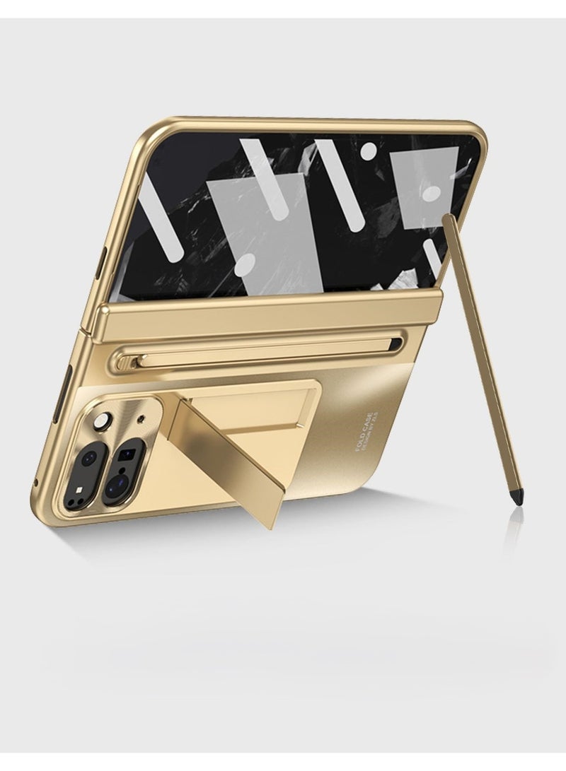 عام غطاء جوجل بكسل 10 برو فولد مع قلم - حماية بسحاب، غطاء صلب مقاوم للصدمات، واقي شاشة عالي الدقة، حامل قابل للتعديل. - Image 2