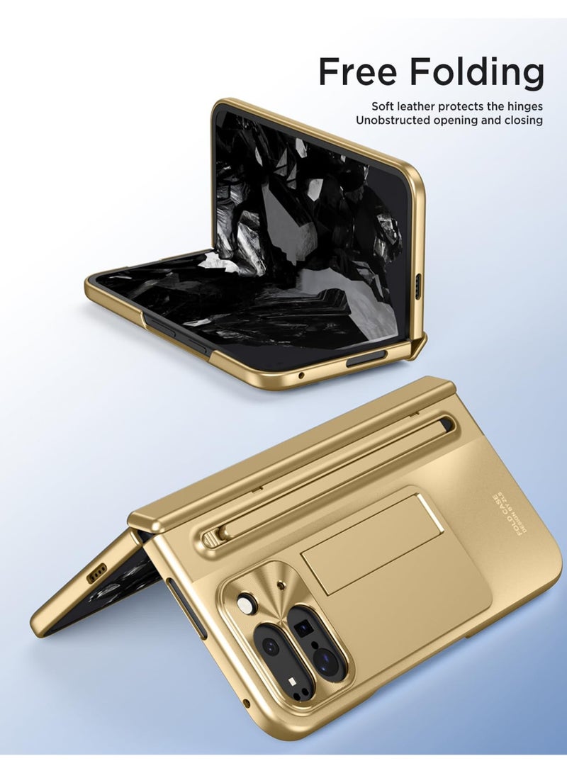 عام غطاء جوجل بكسل 10 برو فولد مع قلم - حماية بسحاب، غطاء صلب مقاوم للصدمات، واقي شاشة عالي الدقة، حامل قابل للتعديل. - Image 4