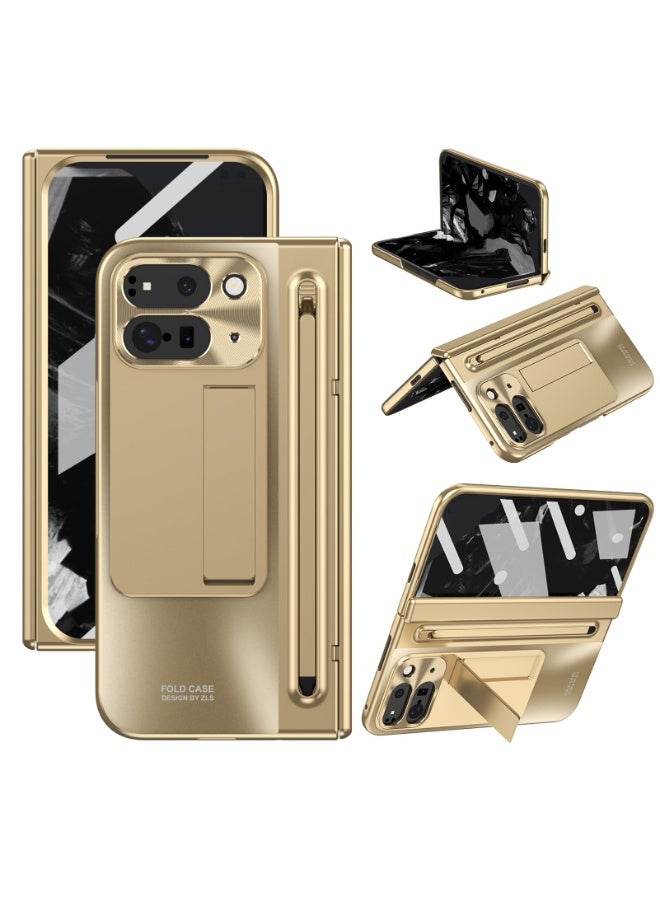 عام غطاء جوجل بكسل 10 برو فولد مع قلم - حماية بسحاب، غطاء صلب مقاوم للصدمات، واقي شاشة عالي الدقة، حامل قابل للتعديل. - Image 1