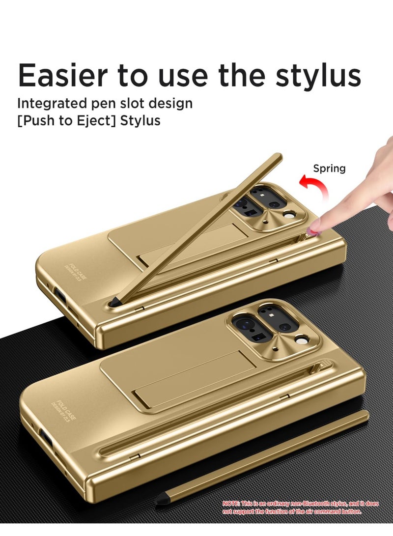 عام غطاء جوجل بكسل 10 برو فولد مع قلم - حماية بسحاب، غطاء صلب مقاوم للصدمات، واقي شاشة عالي الدقة، حامل قابل للتعديل. - Image 3