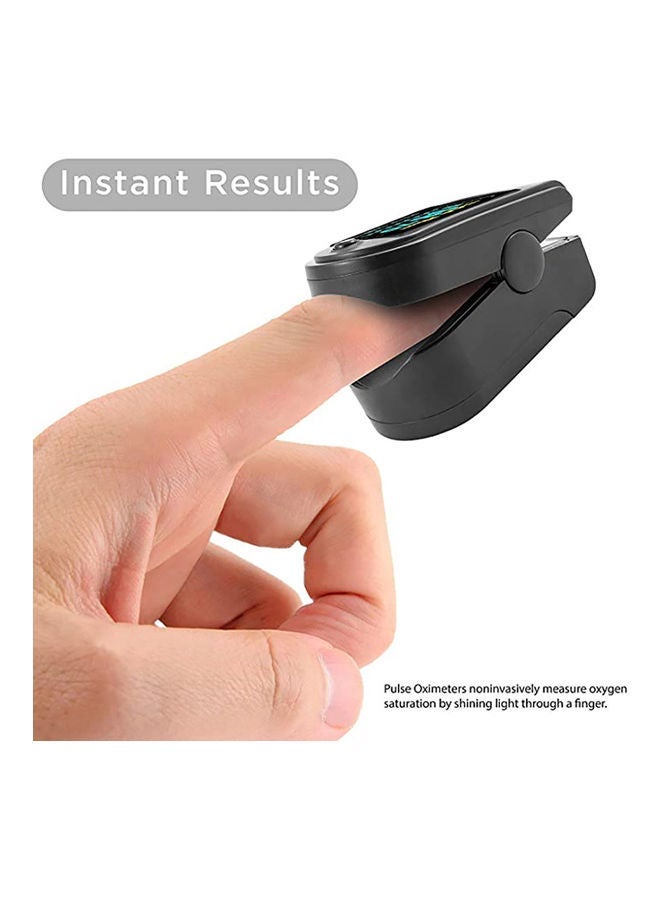 TFT Display Fingertip Oximeter B-lood Oxygen Pulse Rate Monitor Portable Family Travel Oximeter Blue - Image 5