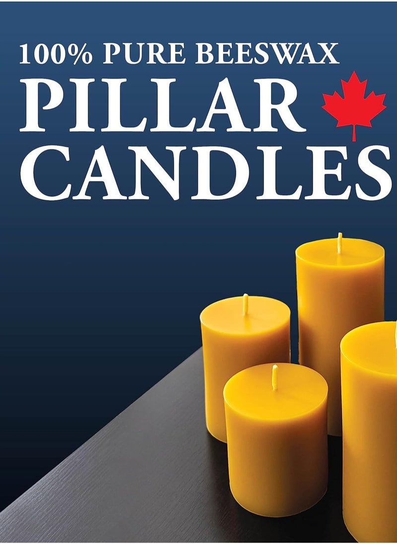 dutchman s gold Dutchman's Gold Handcrafted Beeswax Pillar Candle (Tall)  - Image 3