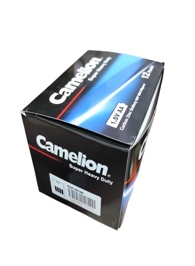 كاميليون بطاريات كاميليون R6PBP4B 1.5 فولت من الكربون والزنك AA (4 قطع، عبوة من 12) - Image 3
