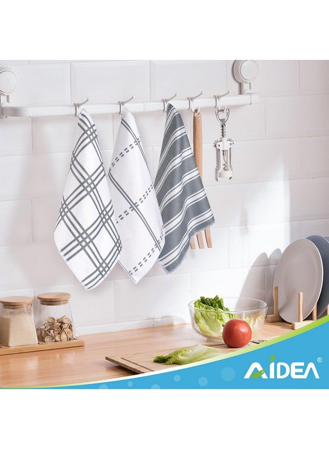 AIDEA Kitchen Towels, Absorbent Dish Towels for Kitchen, Soft Dish Cloth for Home, Multi-Purpose DishCloths for Household Cleaning and Drying, 11” x 11”, 8 Pack - Image 2