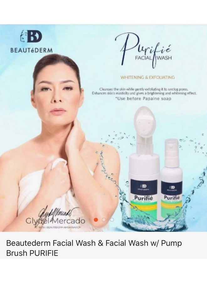 Beautederm Beautederm Facial Cleanser (Facial Wash) with Pump Brush and Refill Bundle  - Image 3