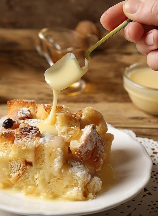 Excefore Espresso Spoons, Set of 6 Premium Food Grade Stainless Steel Small Spoons Gold Teaspoons Espresso Spoons Mini Spoons for Tasting, Sugar, Tea, Ice Cream - Image 4