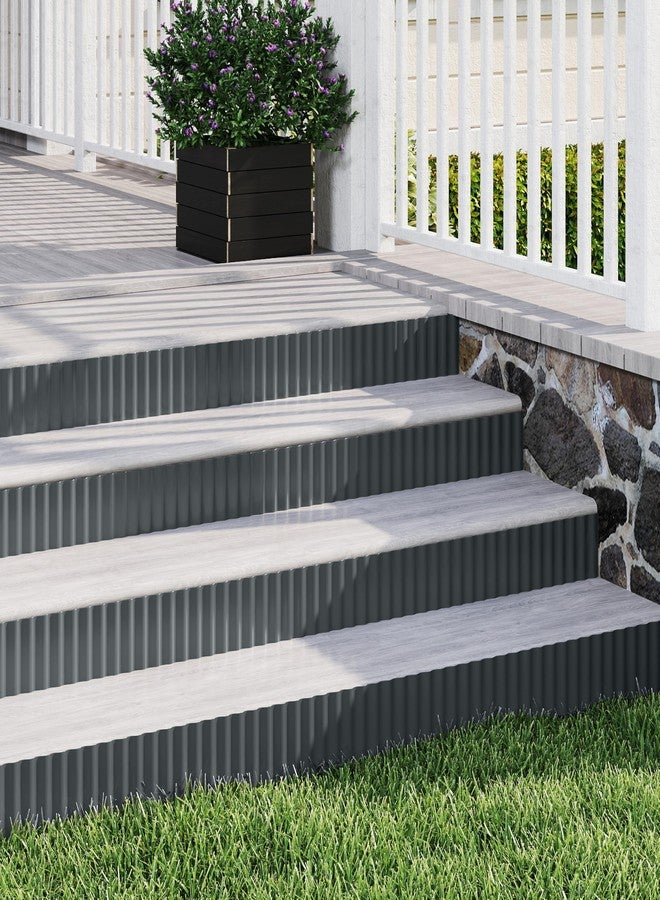 RRG Metal Garden Edging Border, Corrugated Steel Landscaping, DIY for Lawn (Black, 6 Inch x 20FT) - Image 5