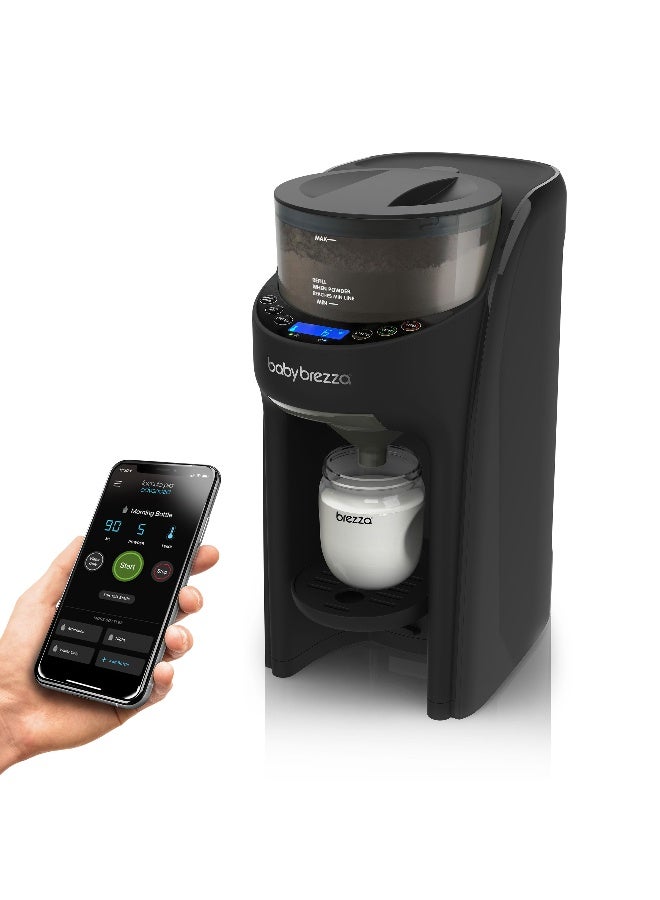 Baby Brezza Formula Pro Advanced WiFi Formula Dispenser - Automatically Mix a Warm Formula Bottle From Your Phone Instantly – Easily Make Bottle With Automatic Powder Blending Machine, Black - Image 1
