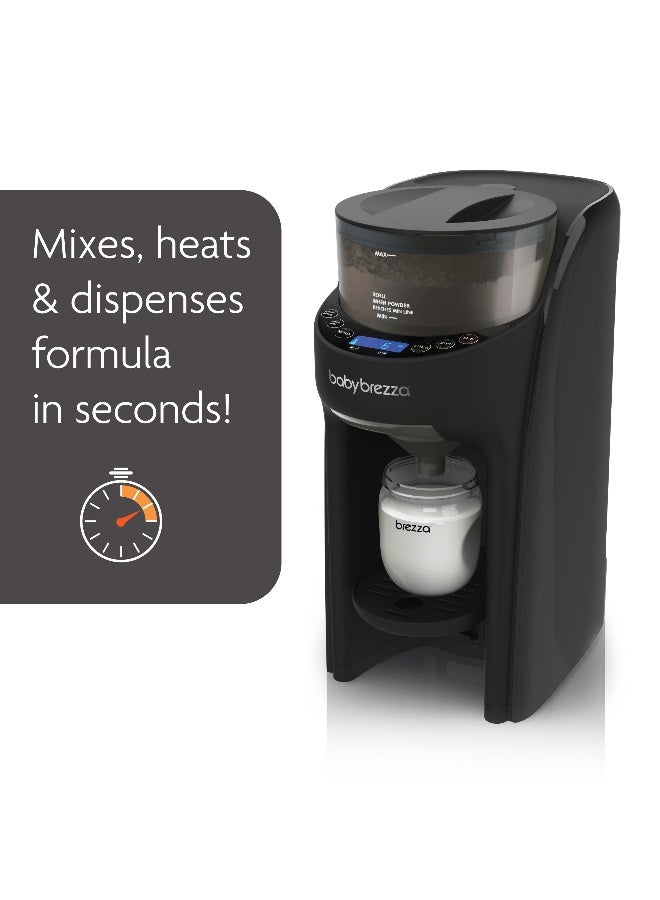 Baby Brezza Formula Pro Advanced WiFi Formula Dispenser - Automatically Mix a Warm Formula Bottle From Your Phone Instantly – Easily Make Bottle With Automatic Powder Blending Machine, Black - Image 2
