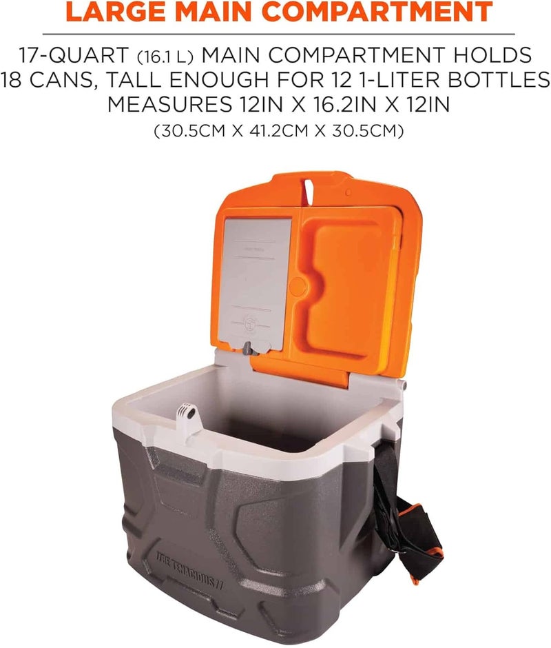 Ergodyne Ergodyne Chill Its 5170 Hard Sided Cooler Insulated Lunch Box 17Quart  - Image 2
