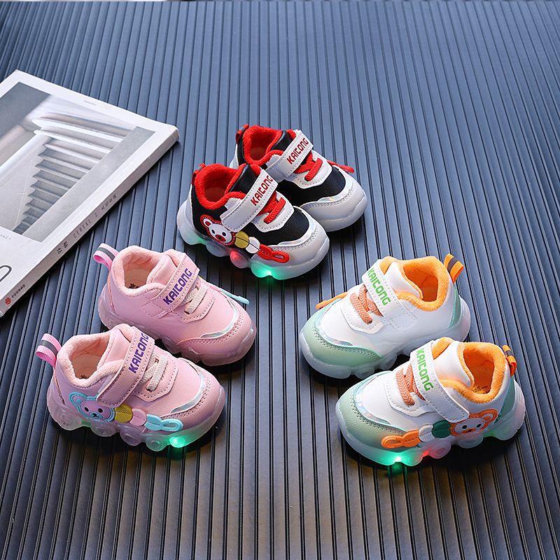 2024 cotton shoes new 0-3 years old children's sneaker soft sole non-slip men's and women's baby shoes big two cotton warm shoes - Image 4