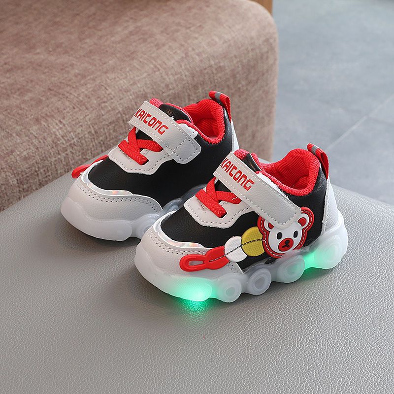 2024 cotton shoes new 0-3 years old children's sneaker soft sole non-slip men's and women's baby shoes big two cotton warm shoes - Image 1