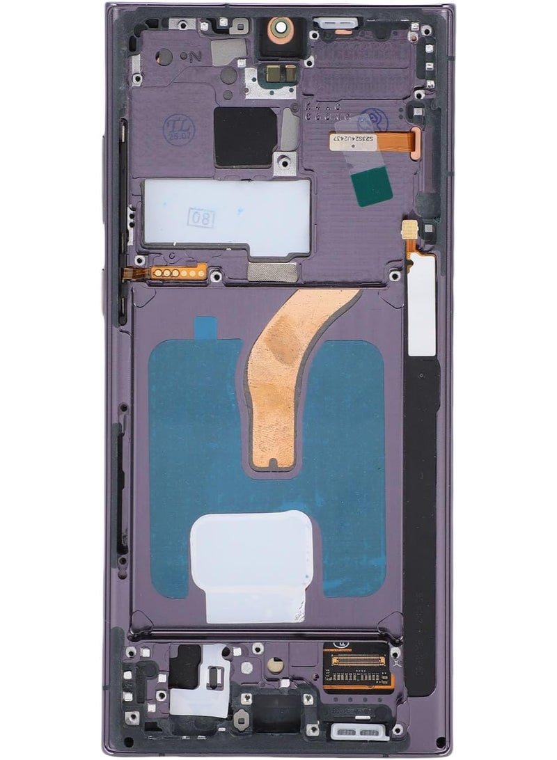 S22 Ultra 5G OLED Screen Replacement, 6.8 Touch Screen Digitizer Assembly for SM-S908U, SM-S908U1, SM-G908A, SM-S908W (US Version), with Frame + Fingerprint - Image 1