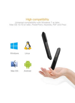 Viboton Laser Pointer, Wireless Presenter For Presentation, Slide Changer, Usb Power Point Remote Control Pen,Ppt Controller With Clip  - Image 5
