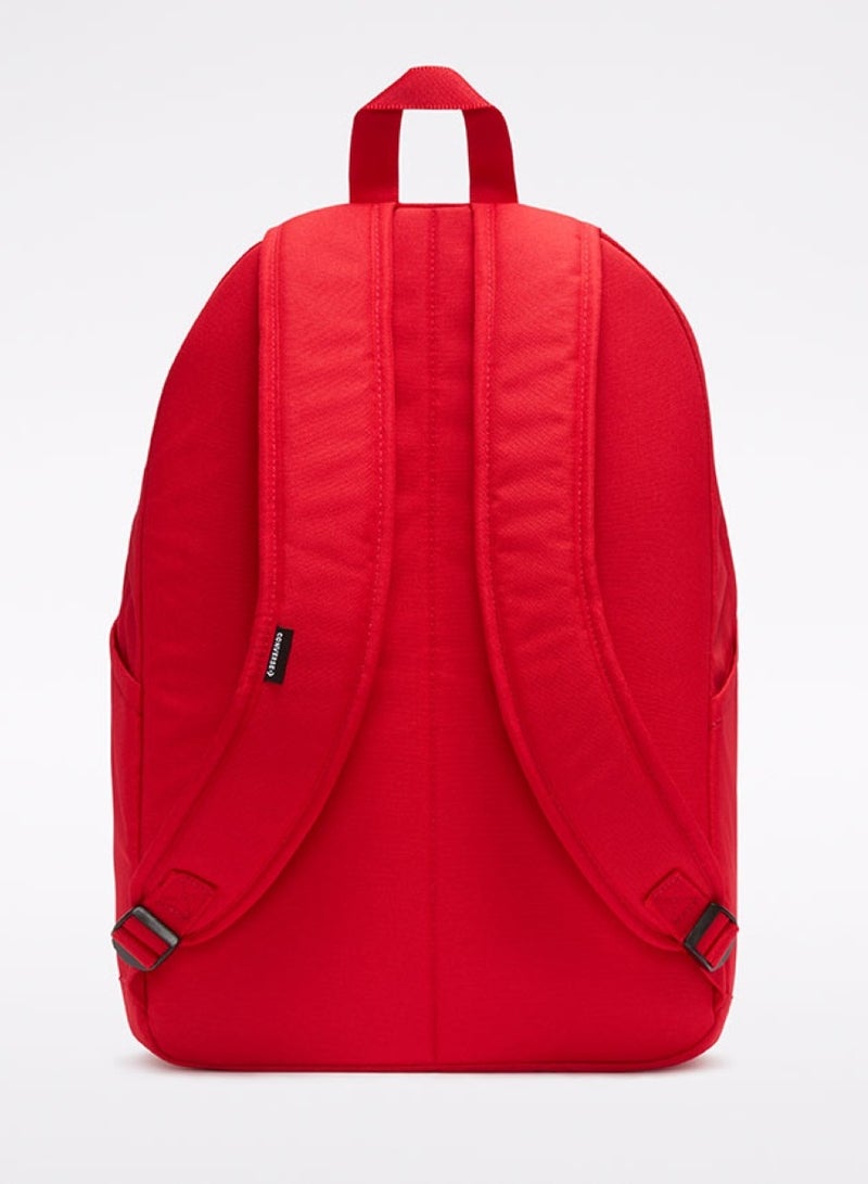 كونفرس حقيبة ظهر كونفيرس جو 2 حمراء مع وسادة ظهر للكمبيوتر المحمول وحقيبة سفر مدرسية - Image 3