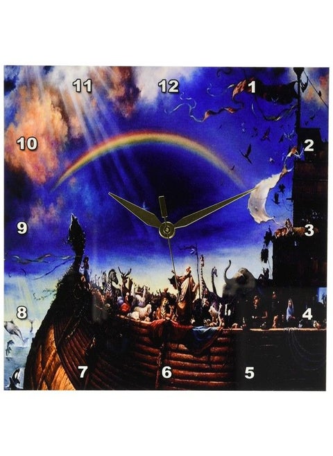 Dpp_98626_1 Rendering Of Noahs Ark On The Sea.Jpgwall Clock 10 By 10Inch