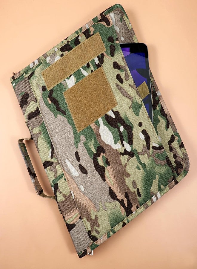 Dimeho Notebook Portfolio Detachable 3-Ring Binder Multi-Storage Pockets Durable Zipper Closure Planner Contains A4 Letter Paper or Professionals Outdoor Enthusiasts - Image 4