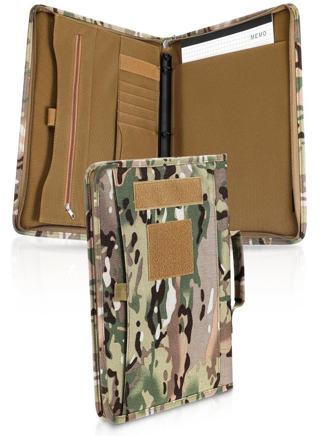 Dimeho Notebook Portfolio Detachable 3-Ring Binder Multi-Storage Pockets Durable Zipper Closure Planner Contains A4 Letter Paper or Professionals Outdoor Enthusiasts - Image 1