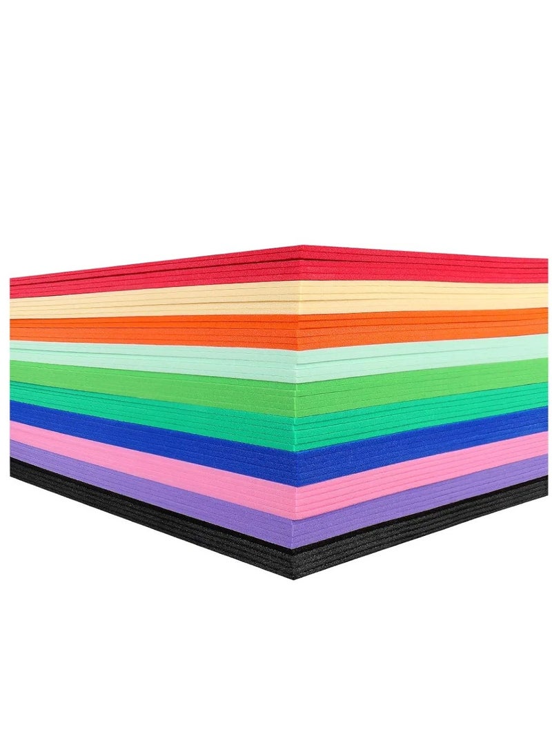 Generic - A5 EVA Craft Foam Sheet Sponge Foam Board 50Pcs Super Soft Handicraft Sheets for Scrapbooking DIY Projects - Image 1