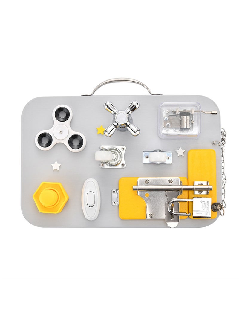 Montessori early education busy board unlocking board toy  - Image 1
