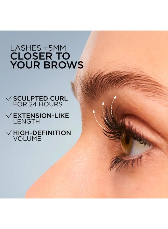 Telescopic Extensionist Mascara for 24H Long-Lasting Curl, Volume, and Exceptional Lengthening Eyelashes with Eyelash-Extension Effect - Image 5