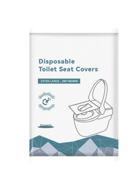 50 Pcs Disposable Toilet Seat Cover for Bathroom, Travel, Camping, Kids Potty Training