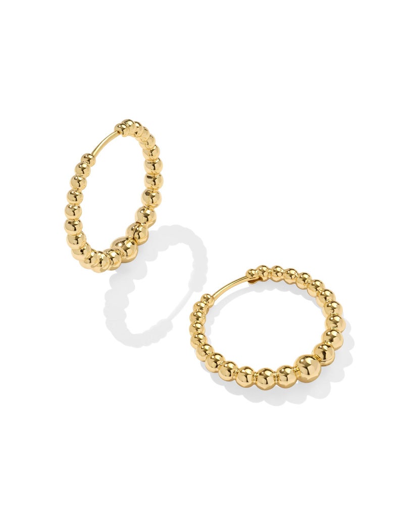 Kendra Scott Josie Huggie Earrings in 14k Gold-Plated Brass, Fashion Jewlery for Women - Image 1