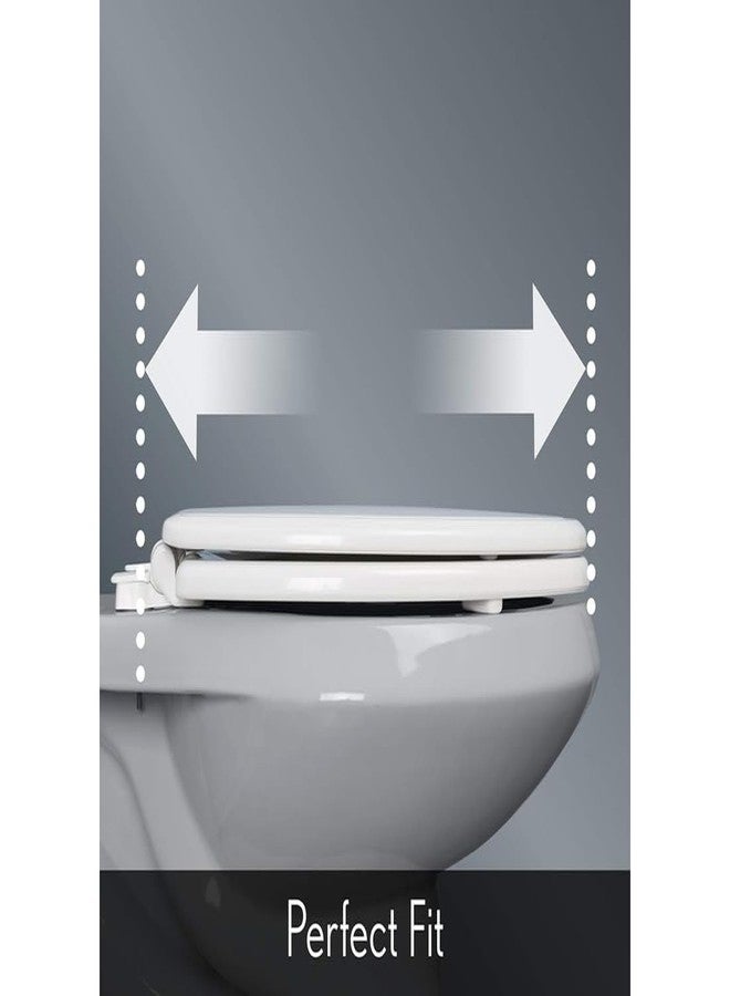 Bemis 47SLOW 000 مقعد مرحاض، إغلاق هادئ، دائري، أبيض - الكمية 1 - Image 4