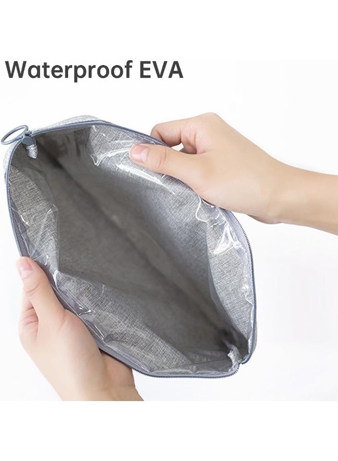 ECVV 7 Set Packing Cubes for Suitcases Lightweight Luggage Packing Organizers with Laundry Bag Shoe Bag Bra Bag Travel Essentials Packing Cubes Beige - Image 5