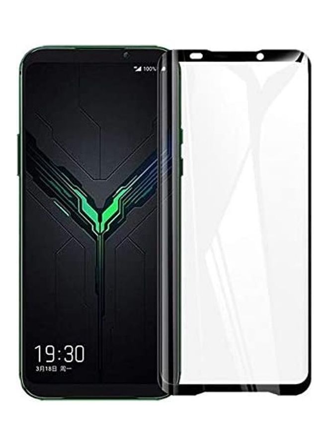 NIBEMINENT Tempered Glass Screen Protector For Xiaomi Black Shark 2 Pro Clear/Black - Image 1