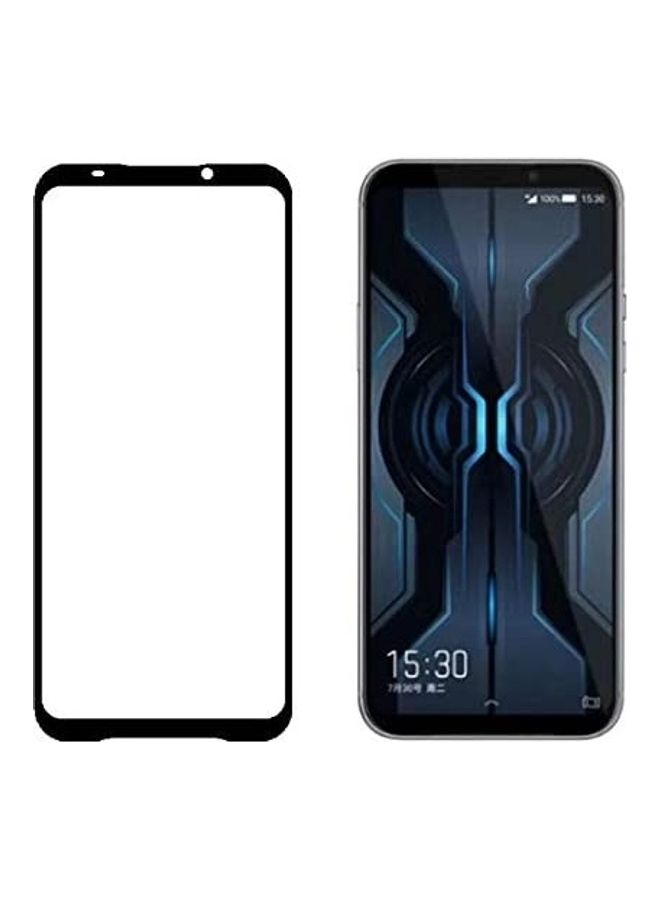 NIBEMINENT Tempered Glass Screen Protector For Xiaomi Black Shark 2 Pro Clear/Black - Image 2