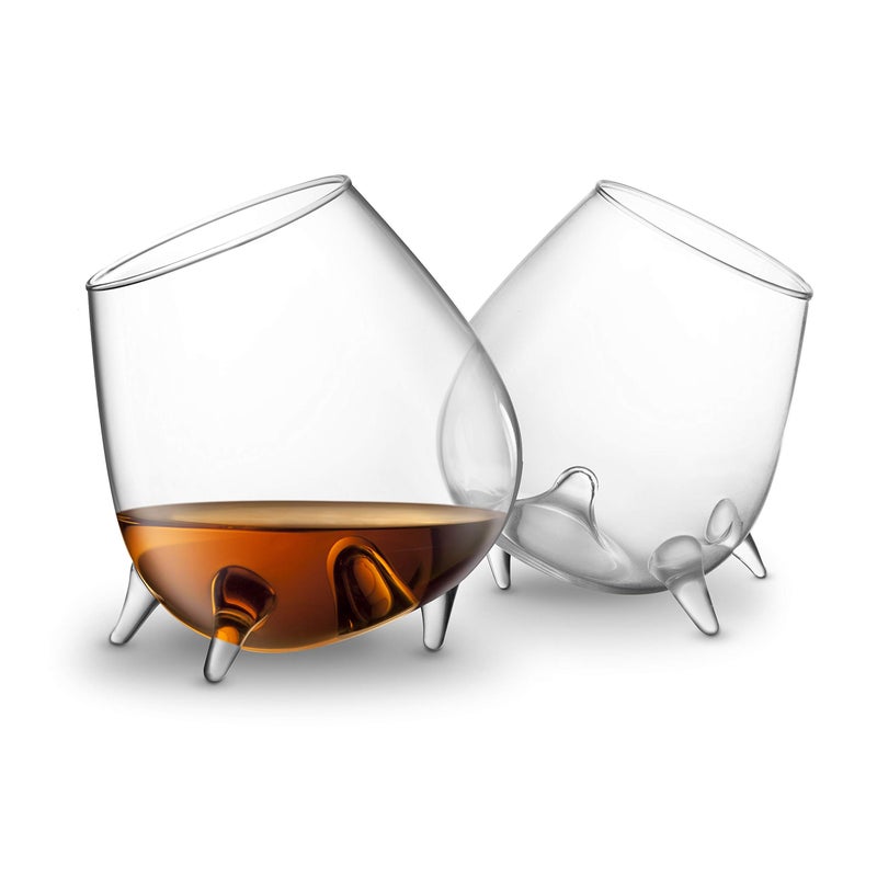 Final Touch Relax Cognac Glass Set of 2 GC200