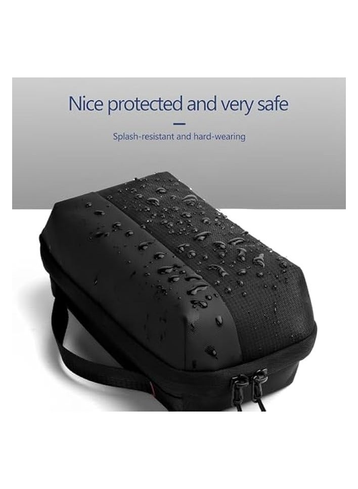 Skycare Portable Travel hand bag - Electronic Organizer for MacBook Charger, Cables, Power Bank, Hard Drive, and More - Water-Resistant Digital Storage Bag with Removable Card Slots (Black) - Image 4