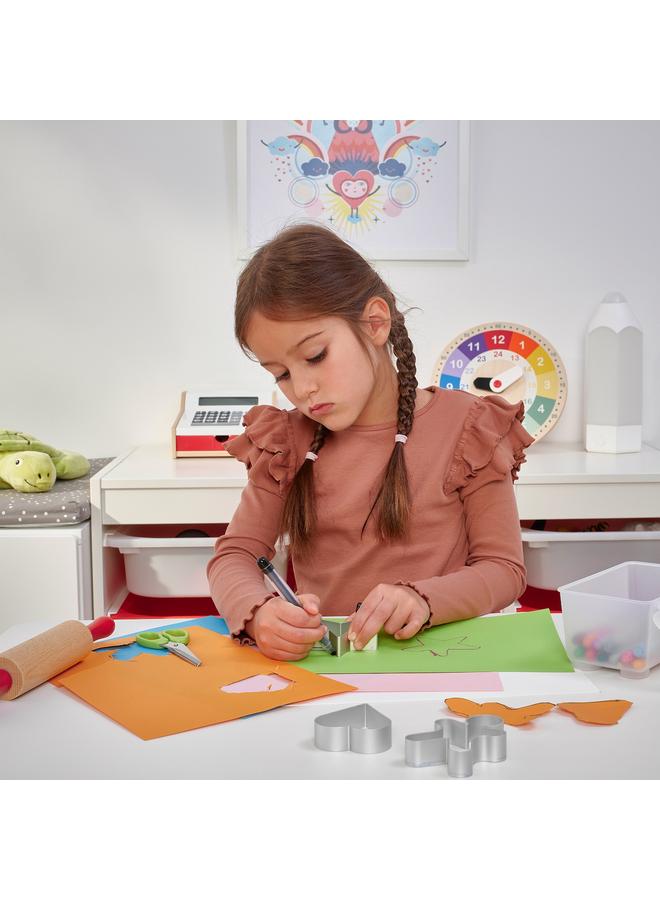 زبون مجموعة أدوات تشكيل العجين، مكونة من 4 قطع، متعددة الألوان - Image 3