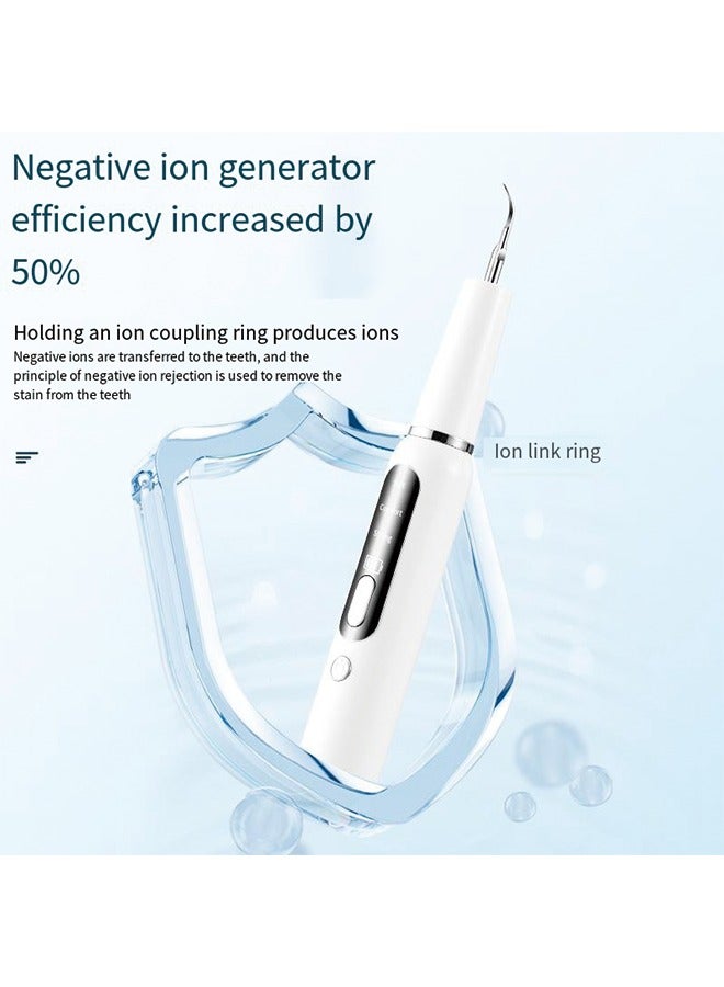 Portable Ultrasonic Tooth Cleaner - Home Use Dental Plaque Remover - Image 3