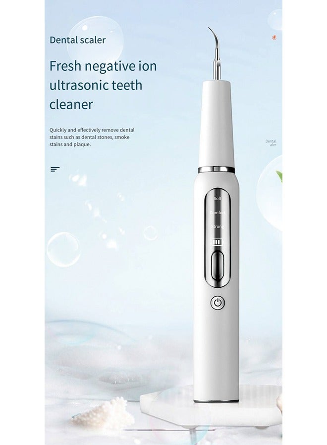 Portable Ultrasonic Tooth Cleaner - Home Use Dental Plaque Remover - Image 2