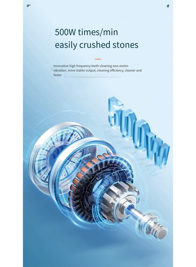 Portable Ultrasonic Tooth Cleaner - Home Use Dental Plaque Remover - Image 5