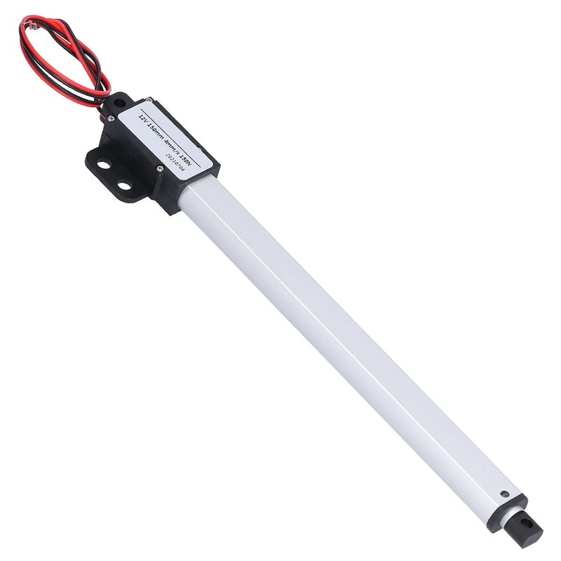 150mm Stroke, High Speed 8mm per Second, 70N Load Mini Electric Linear Actuator - Low Noise Geared Motor with Aluminum Alloy Shell and Short Circuit Protection for Industrial Use (Stroke - Image 2