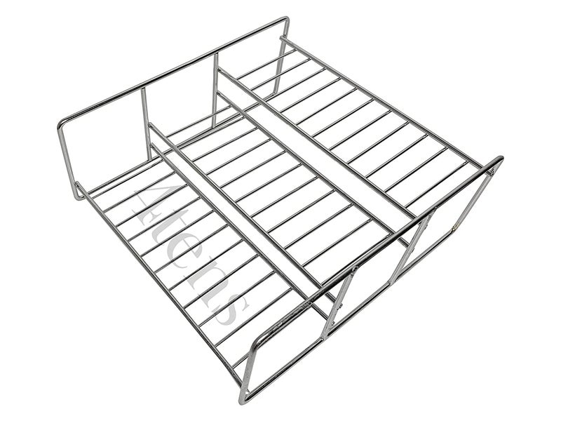 Jugte Modern Stainless Steel 3 Step Kitchen Rack Shelf Pantry Kitchen Countertop Stand Spice Rack Organizer, Bottle Rack Countertop Utensil Holder (Small,28 X 24 X 12 Cm) - Step Shelf - Image 5
