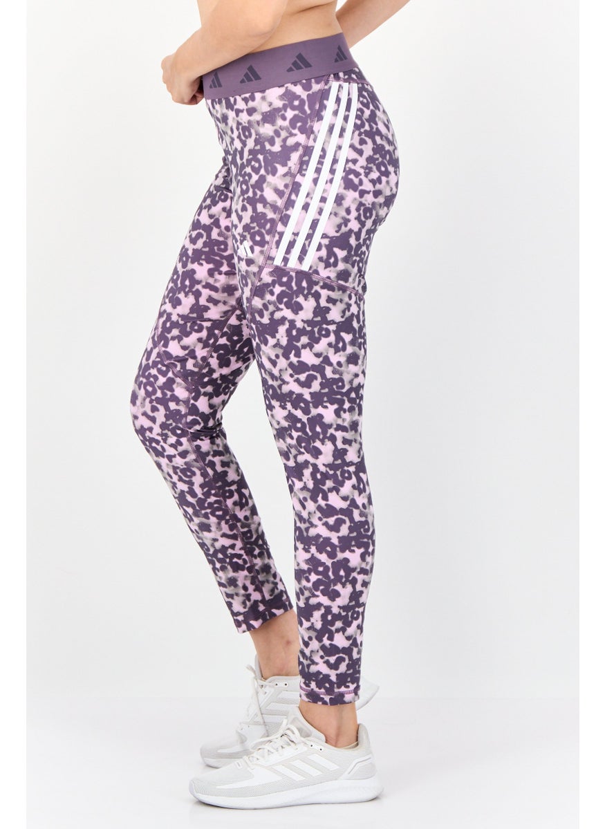 Adidas Women Sportswear Fit Training Legging, Multicolor  - Image 4