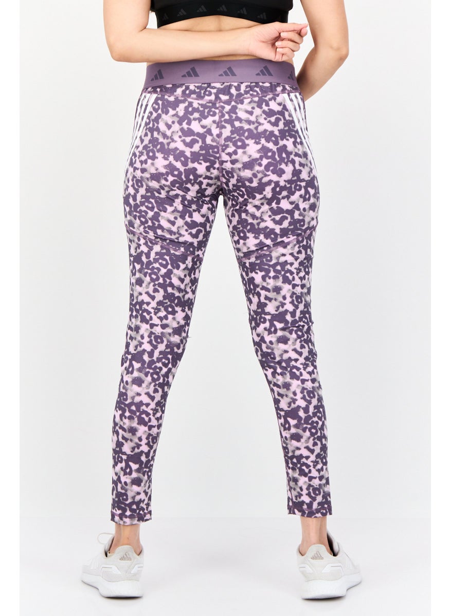 Adidas Women Sportswear Fit Training Legging, Multicolor  - Image 3