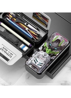 Anime Mobile Suit Gundam Multifunctional Pencil Case for Elementary and Middle School Students