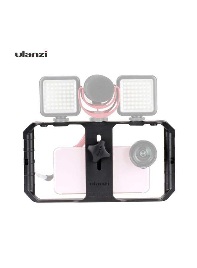 NIBEMINENT U-Rig Pro 3 Shoe Smartphone Stabilizer Bracket Black/Red  - Image 5