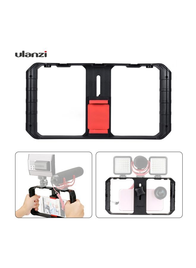 NIBEMINENT U-Rig Pro 3 Shoe Smartphone Stabilizer Bracket Black/Red  - Image 4